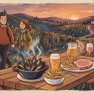 Adulte - Marche + Jambon-frites
